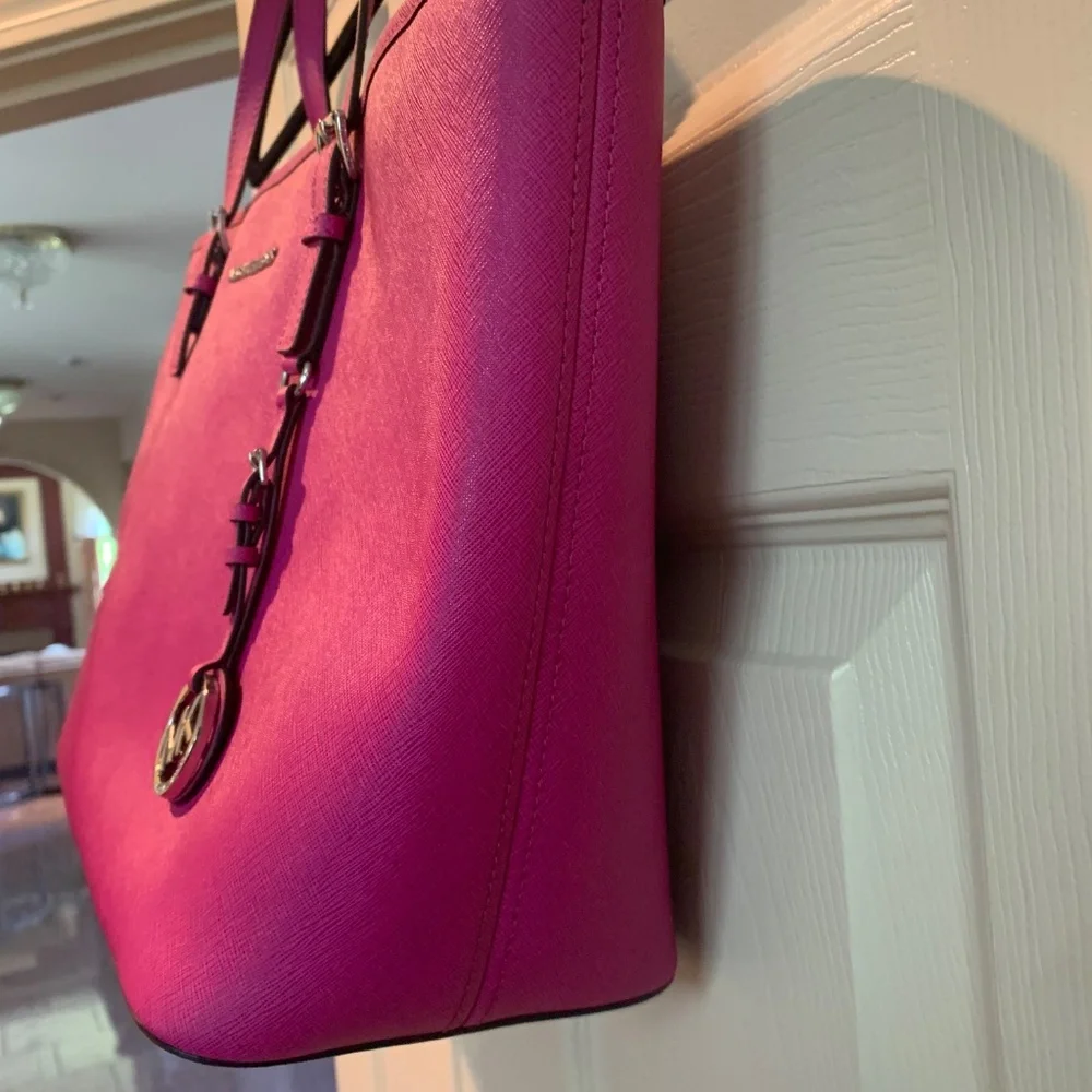 Michael Kors Magenta Pink Tote Handbag